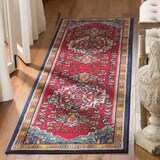 Safavieh Monaco 207 Rug, Red/Turquoise Overhead_Plunge