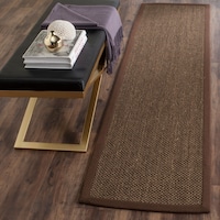 Safavieh Natural Fiber 443 Rug, Brown/Brown Overhead_Plunge