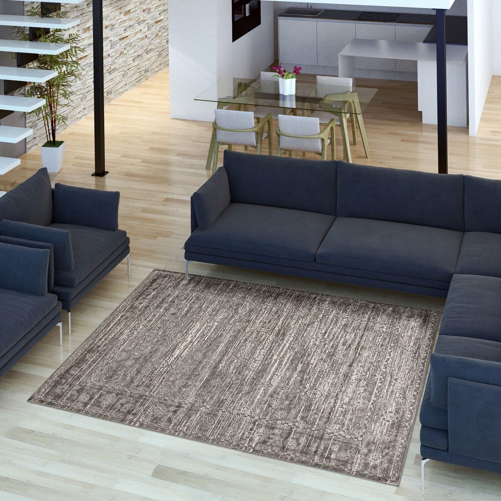 ECARPET Layla Indoor Area Rug Grey Assorted Sizes Canadian Tire   Ecarpet Layla Rug Grey 3 11 X5 11  E5bfef8a Af35 4f23 B2a1 6f304f736760 