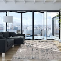 Tapis d'intérieur ECARPET Everly, gris, choix de tailles Overhead_Plunge