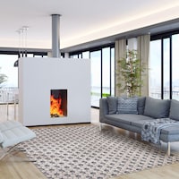 ECARPET London Indoor Area Rug, Grey, Assorted Sizes