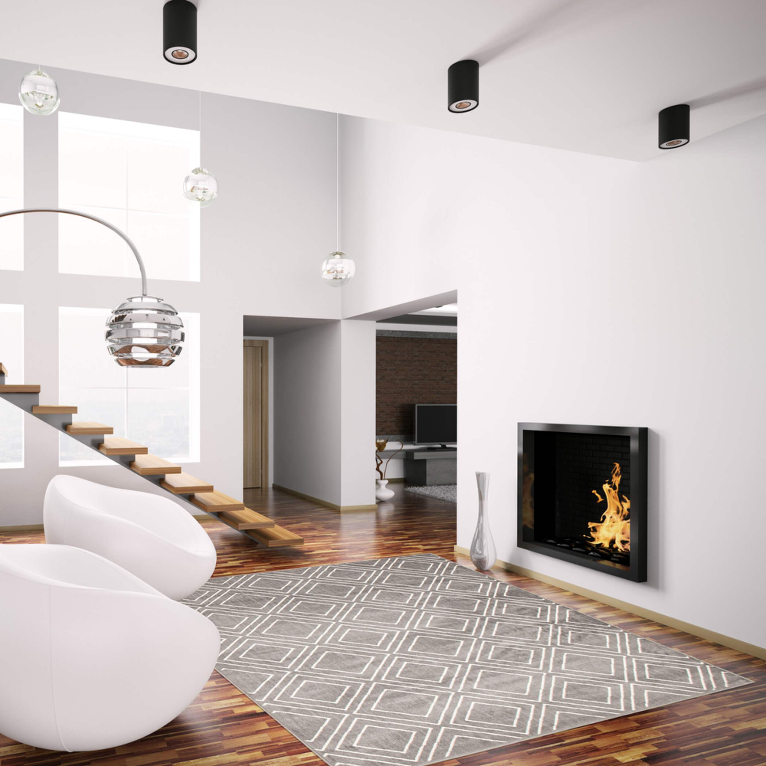 EC GEOD GRY-WHT 7X10