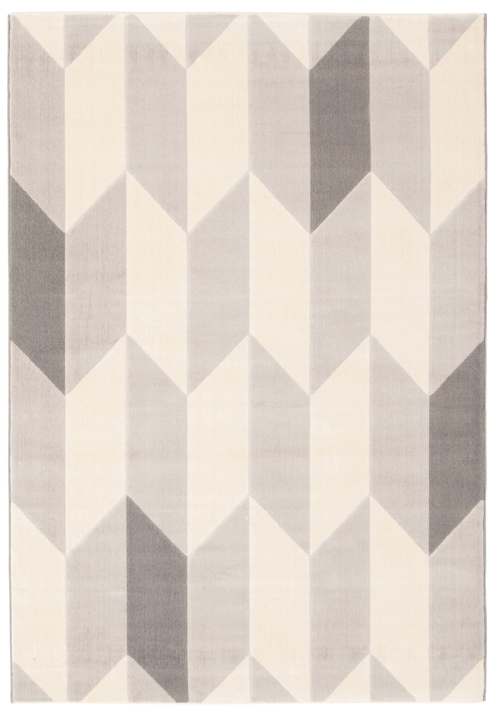 ECARPET Burke Indoor Geometric Area Rug, Grey, Assorted Sizes
