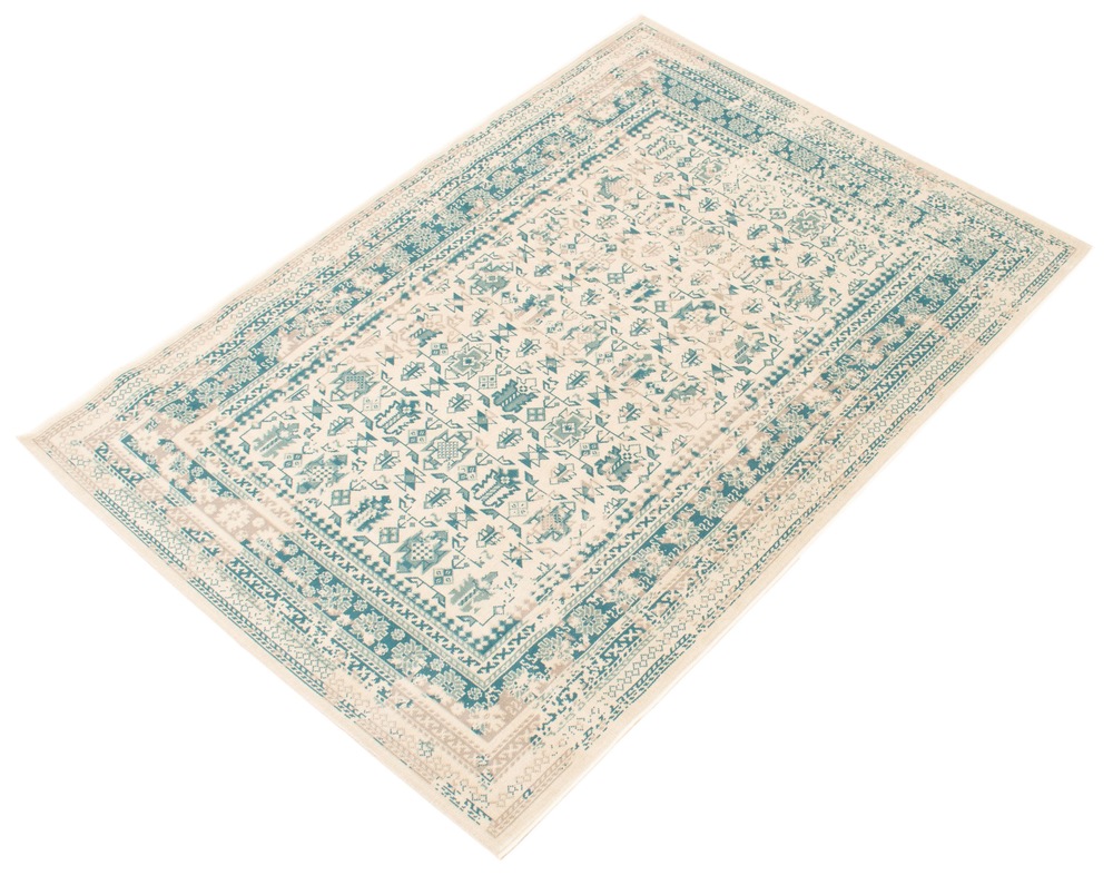 ECARPET Wilby Indoor Distressed/Overdyed Area Rug Light, Green