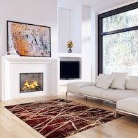 Tapis d'intérieur ECARPET Ceyla, rouge, choix de tailles