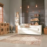 ECARPET Tatum Indoor Area Rug, Beige/Taupe, Assorted Sizes Overhead_Plunge