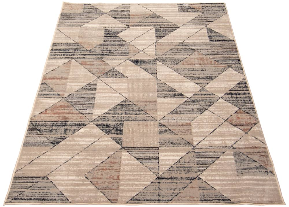 ECARPET Brea Indoor Geometric Area Rug, Beige/Black, Assorted Sizes Canadian Tire