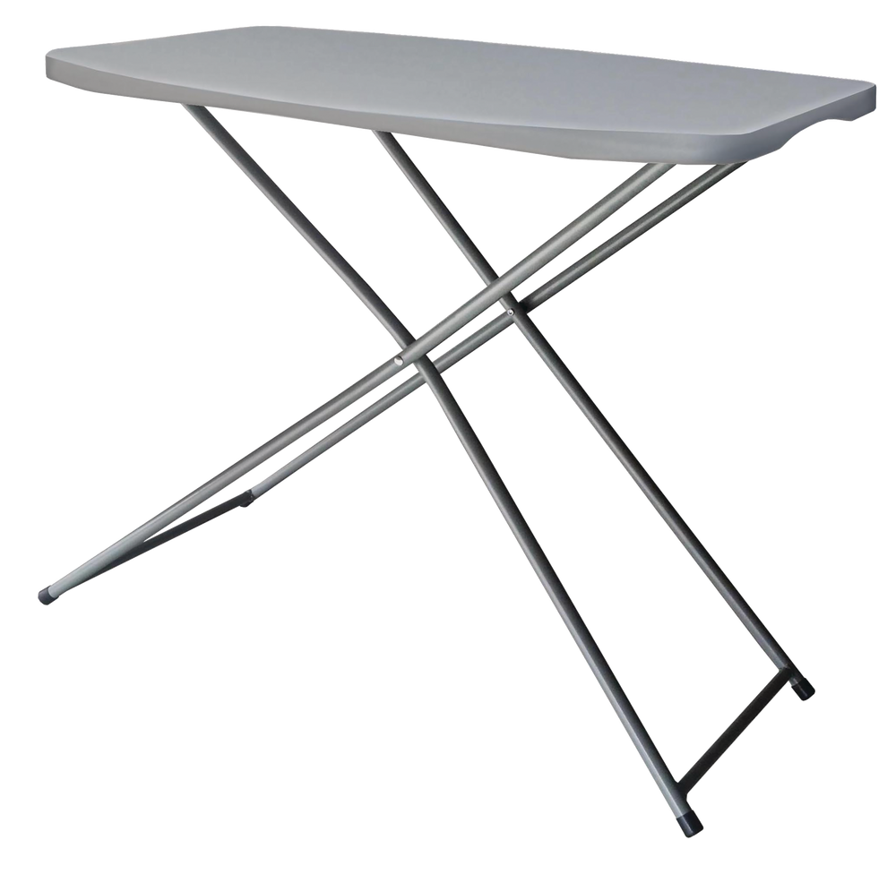 PDG Portable Height Adjustable Indoor/Outdoor Plastic & Metal Folding