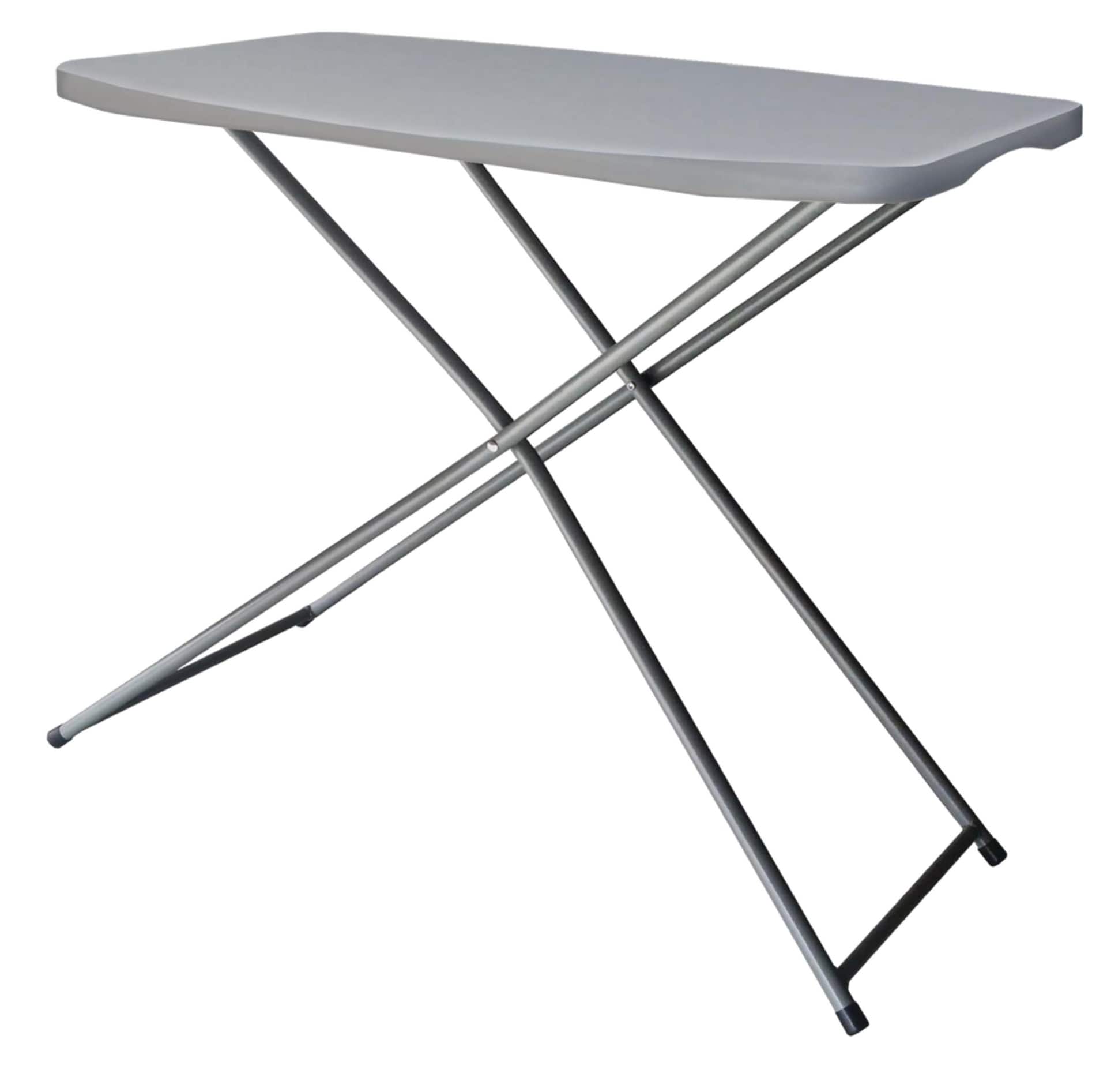 For Living Portable High-Back Upholstered & Padded Metal Folding Chair,  Beige