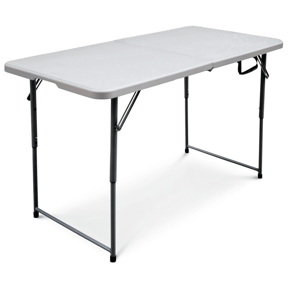 For Living 4 Ft Portable Height Adjustable Plastic Metal Folding   For Living 4 Adjustable Height Folding Table  75c02766 1676 4289 Ac03 D9c95c8c9ca2 