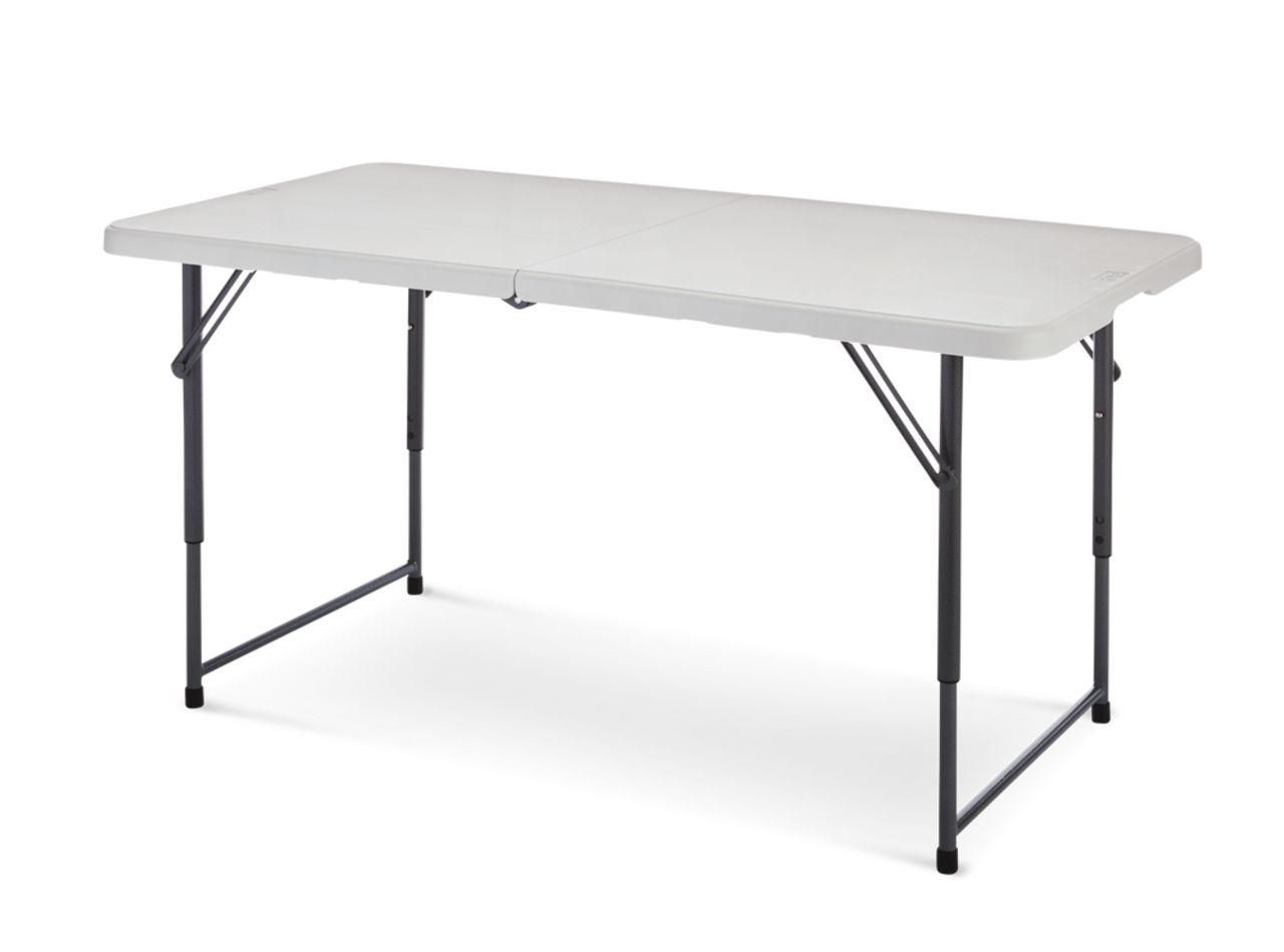 Table Pliable Petite Table Pliante Hauteur reglable 76*50*74cm