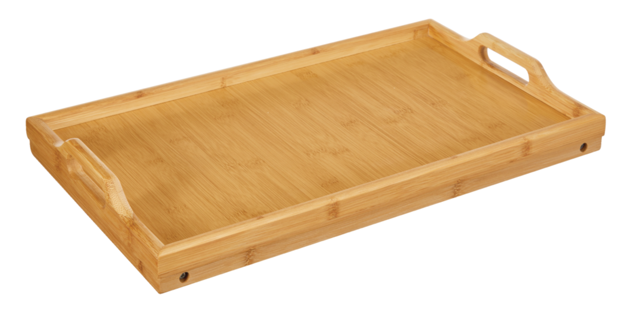 VEVOR Bed Tray Table 15.7 in. W x 7 in. H x 11 in. D Bamboo