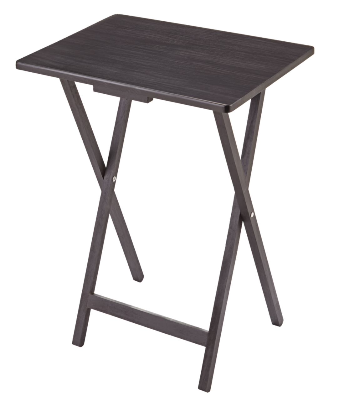 Table-plateau/table pour ordinateur portable/table d'appoint/table  d'extrémité pliante For Living en bois, portative, espresso