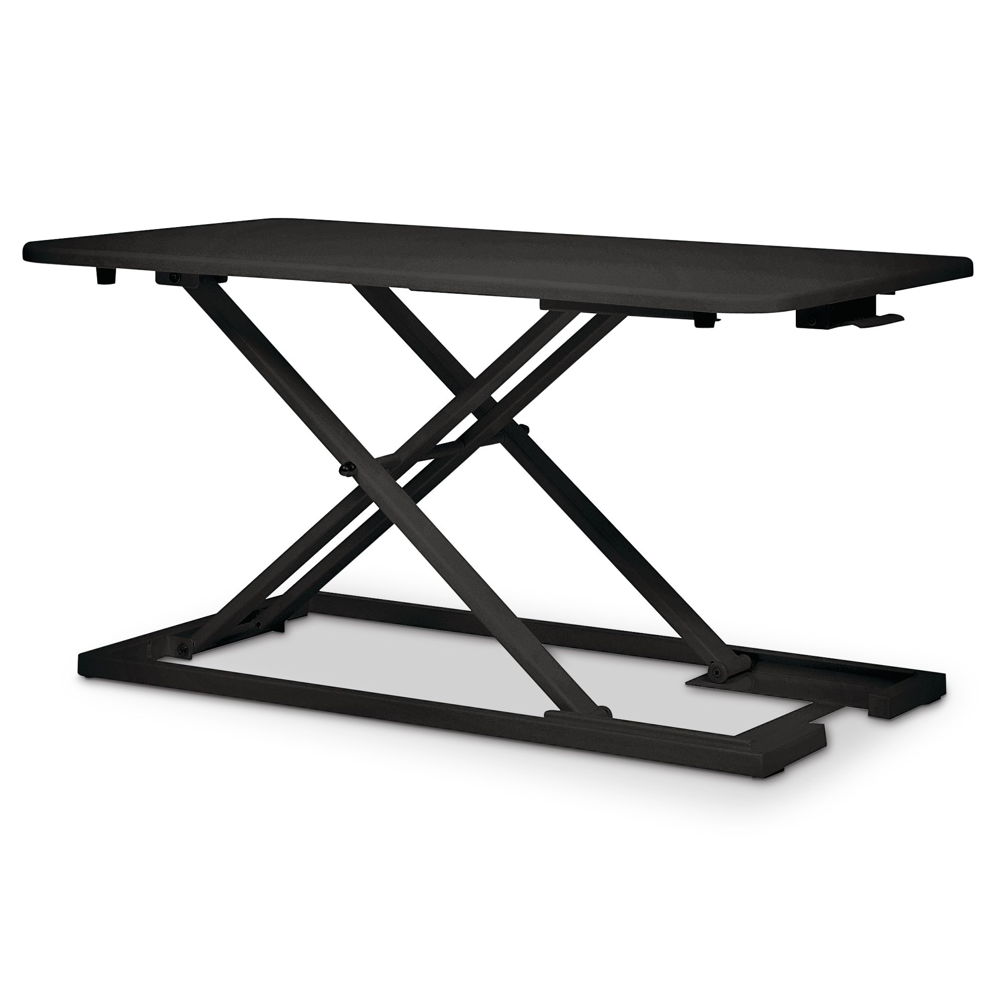 For Living Convertible Height Adjustable Sit To Standing Desk For Home Office Black Canadian Tire