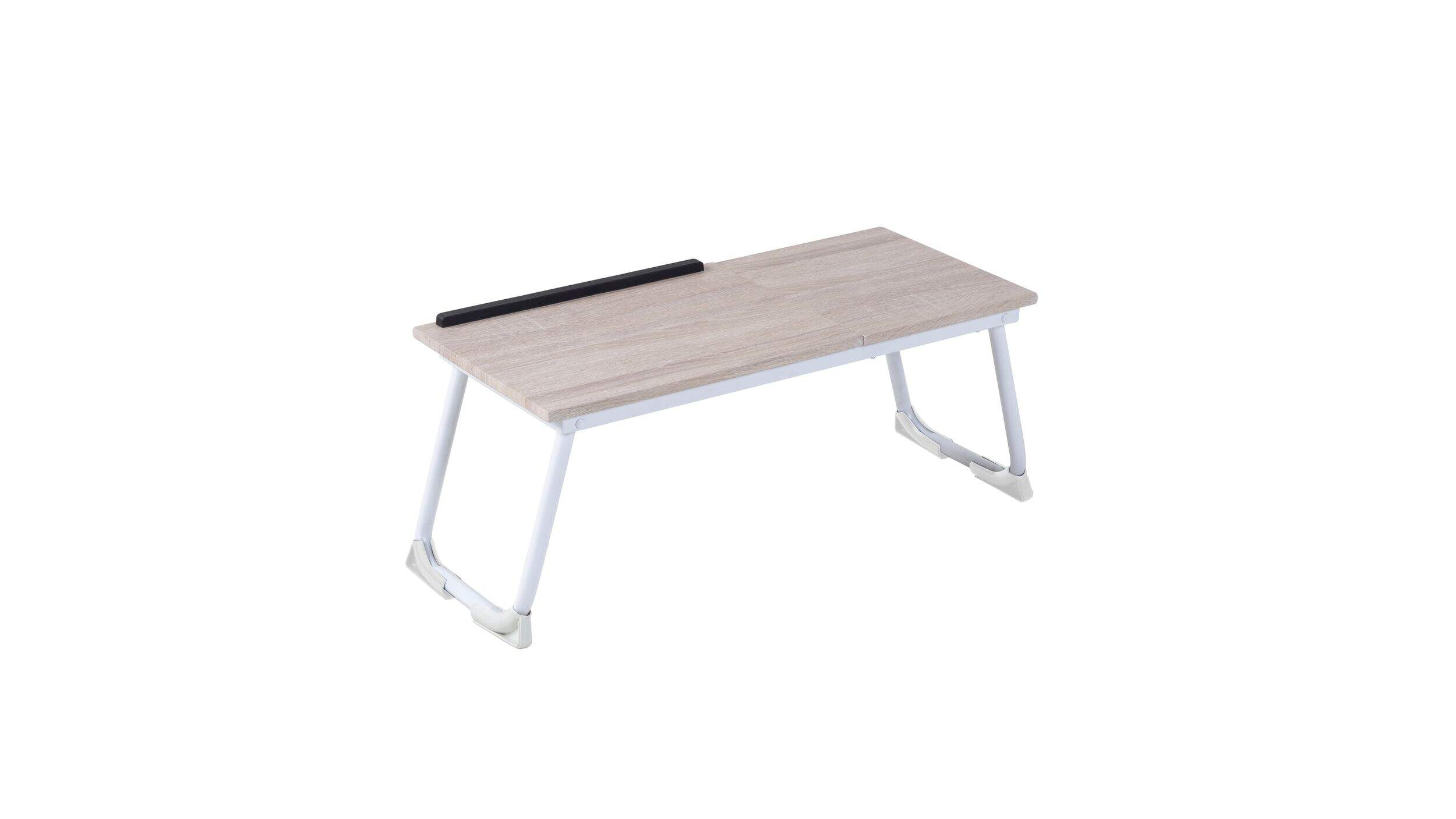 Bureau portatif pliant For Living, blanc Front_Angled_Right
