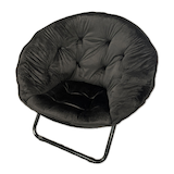 For Living Marco Mink Fabric Foldable Lounge Chair Front_Angled_Left