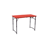 Red Folding Table, 3-ft