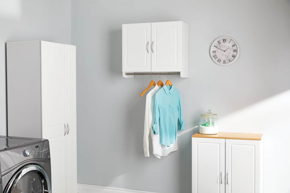 2 Door Wall Mounted Storage Cabinet, How To Hang Laundry Room Wall Cabinets
