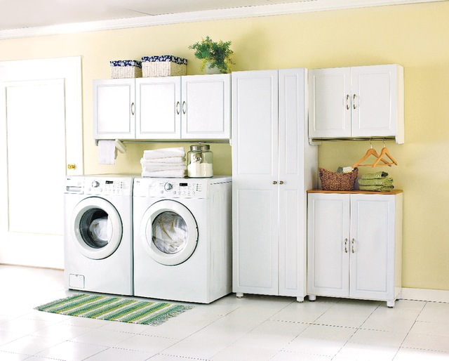 For Living 2Door Linen Base Storage For Laundry Room, White Canadian Tire