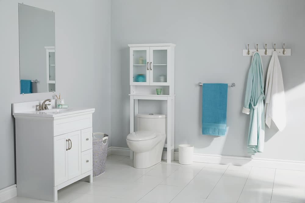 For Living Beacon Hill 2 Door Over The Toilet Spacesaver Bathroom Storage Cabinet White Canadian Tire - Small Bathroom Storage Cabinet Over Toilet