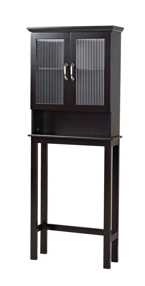 Armoire de rangement compacte pardessus la toilette For Living Beacon