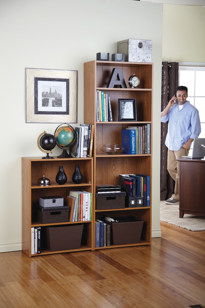 Sauder Beginnings 5Tier Adjustable Shelf Bookcase/Bookshelf, Highland