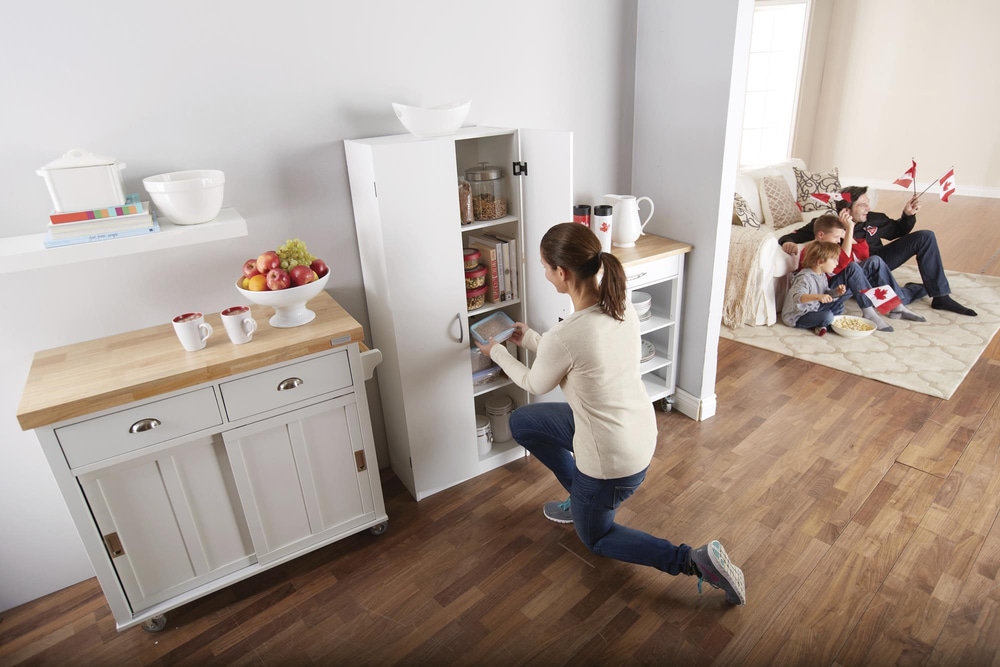 Armoire de rangement System Build à 2 portes, blanc Canadian Tire