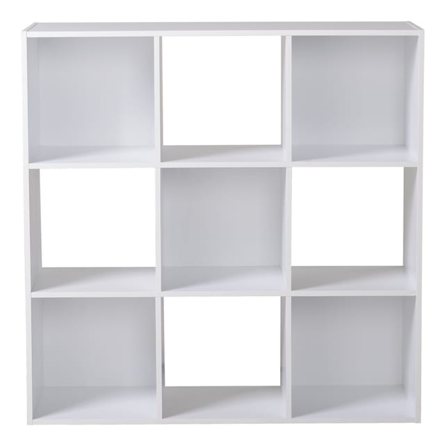 For Living 9Cube Storage Organizer, Bookcase/Bookshelf, White