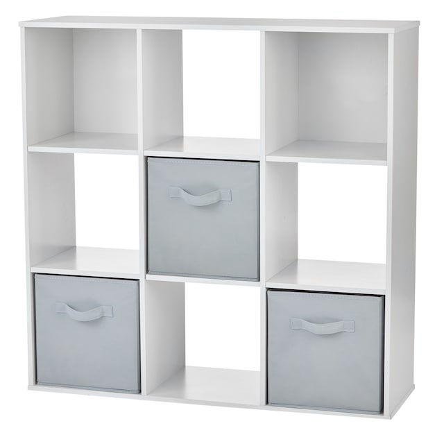 For Living 9Cube Storage Organizer, Bookcase/Bookshelf, White