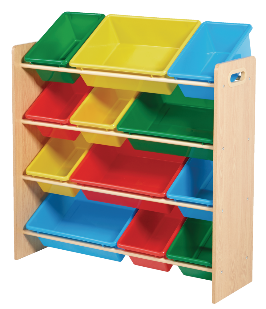 For Living 5-Bin Storage Organizer For Toys/Bedroom/Playroom