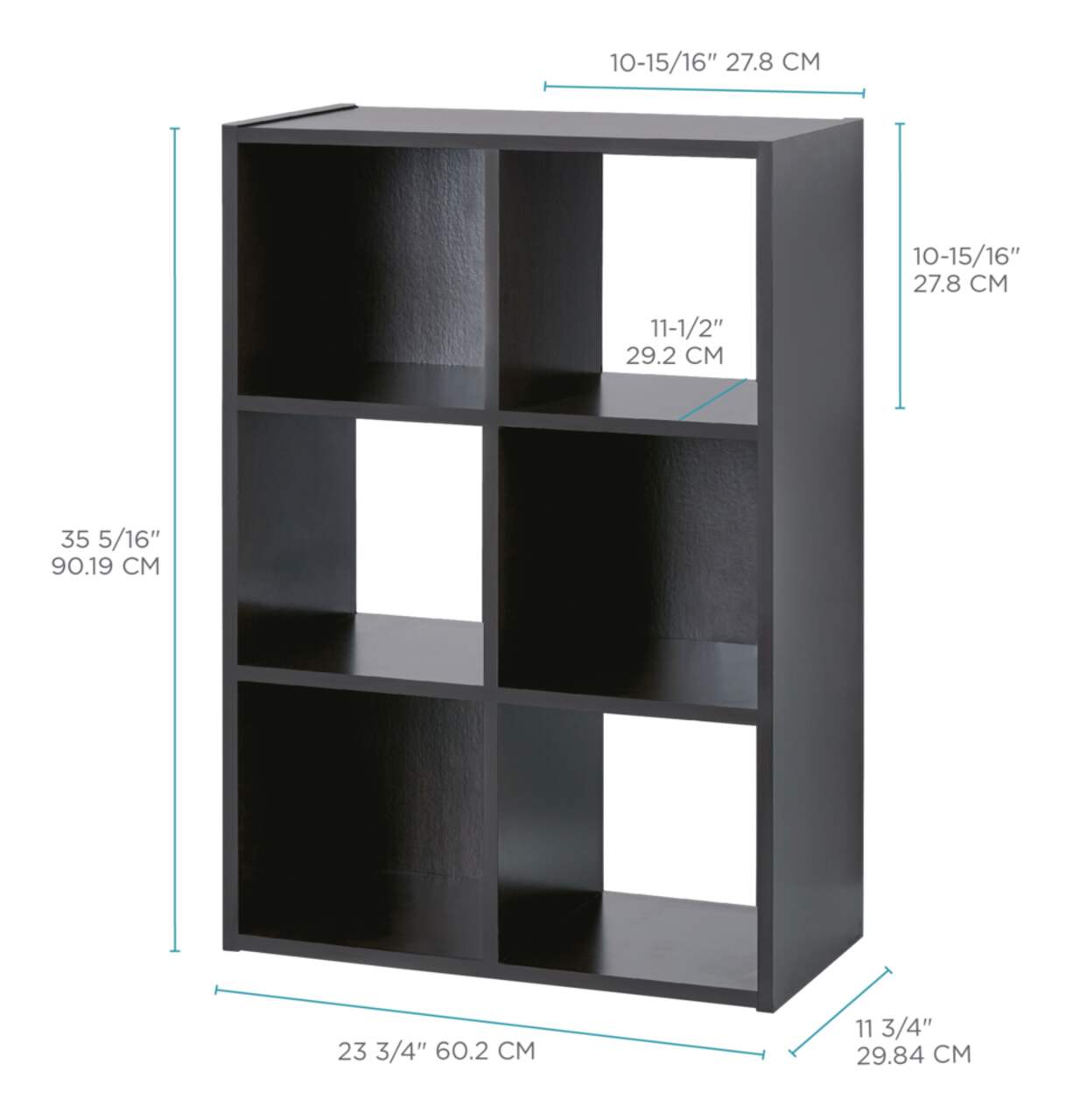 CANVAS Invermere 4-Cube Storage Organizer, Bookcase/Bookshelf