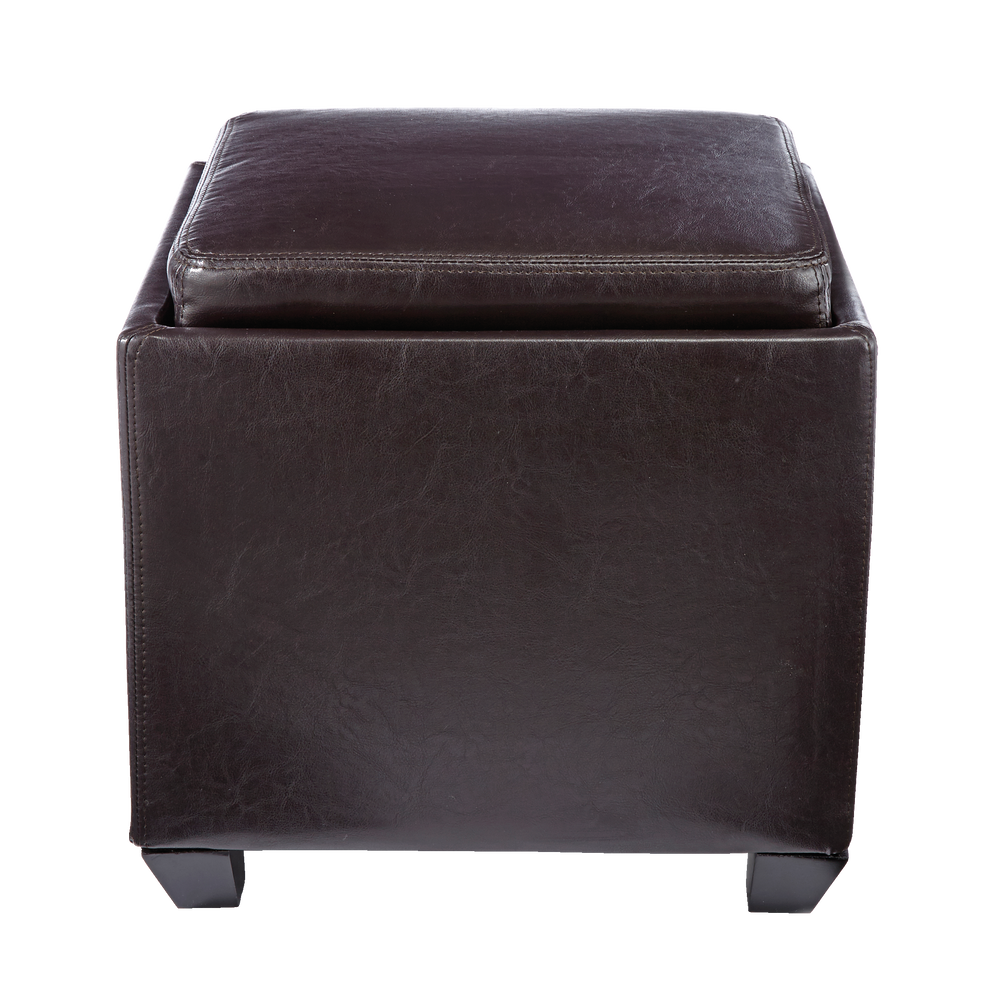 For Living Storage Cube Ottoman/Footrest/Seat With BuiltIn Tray Table