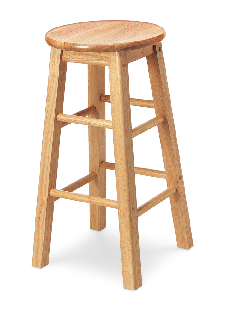 For Living Solid Wood 24 Bar Stool, Child Seat Bar Stool