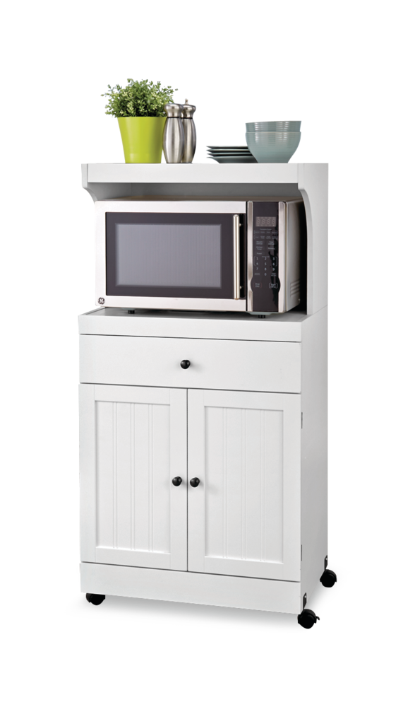 For Living 2 Door 1 Drawer Microwave Cart Stand Kitchen Storage Cabinet   For Living Microwave Kitchen Cart White 6002cdc7 00f7 4ea3 9b93 De75569af9ba 