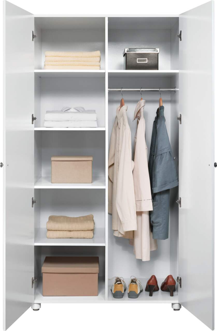 System Build Wardrobe White