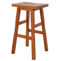 For Living 26-in Shinto Stool, Oak