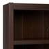 For Living  5-Tier Adjustable Shelf Bookcase, Jamocha Wood Finish CloseUp