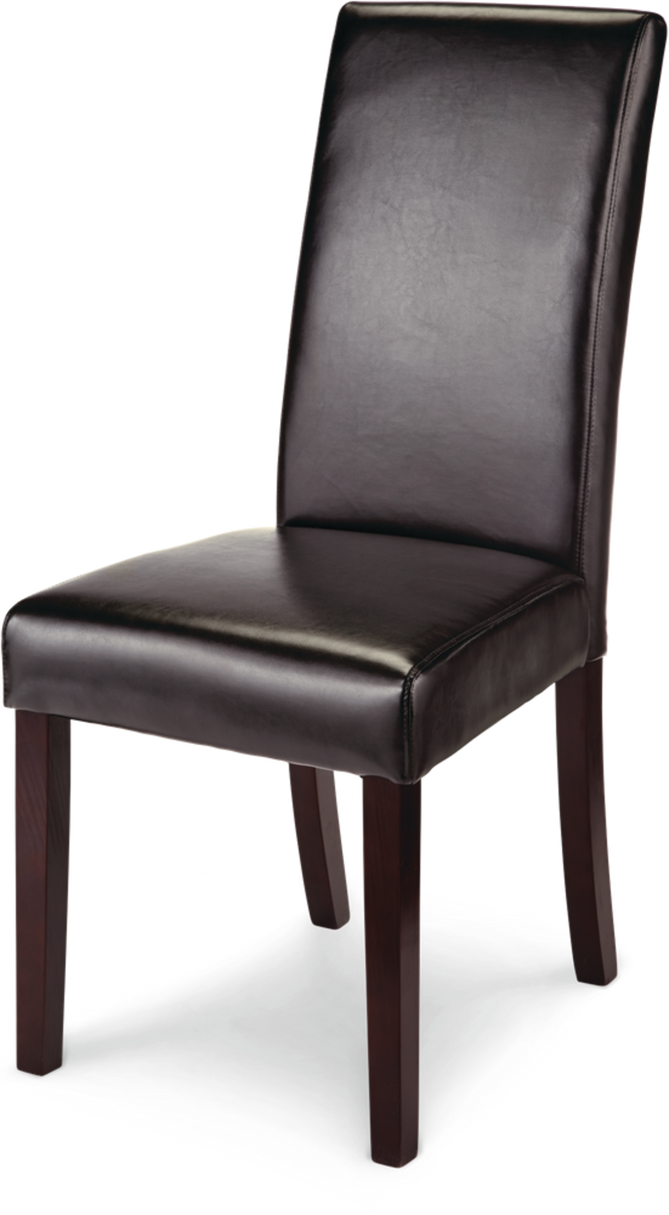 CANVAS Bonded Leather Upholstered Dining Chair With Solid Wood Legs