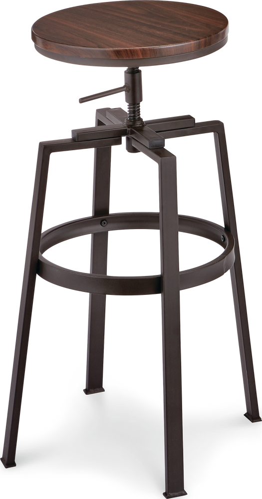 CANVAS Turner Metal Swivel Bar Stool Adjustable Height (2Piece Set