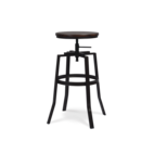 CANVAS Turner Metal Swivel Bar Stool Adjustable Height 2 Piece