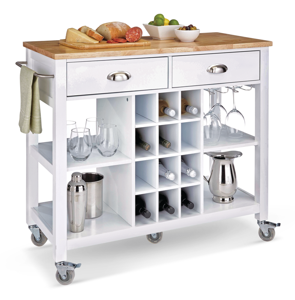 For Living Kitchen Cart with Wine Storage Canadian Tire