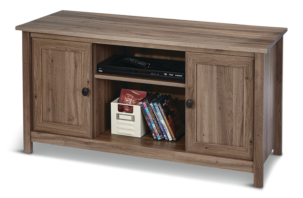 Sauder County Line 2Door TV Stand & Media Storage Console