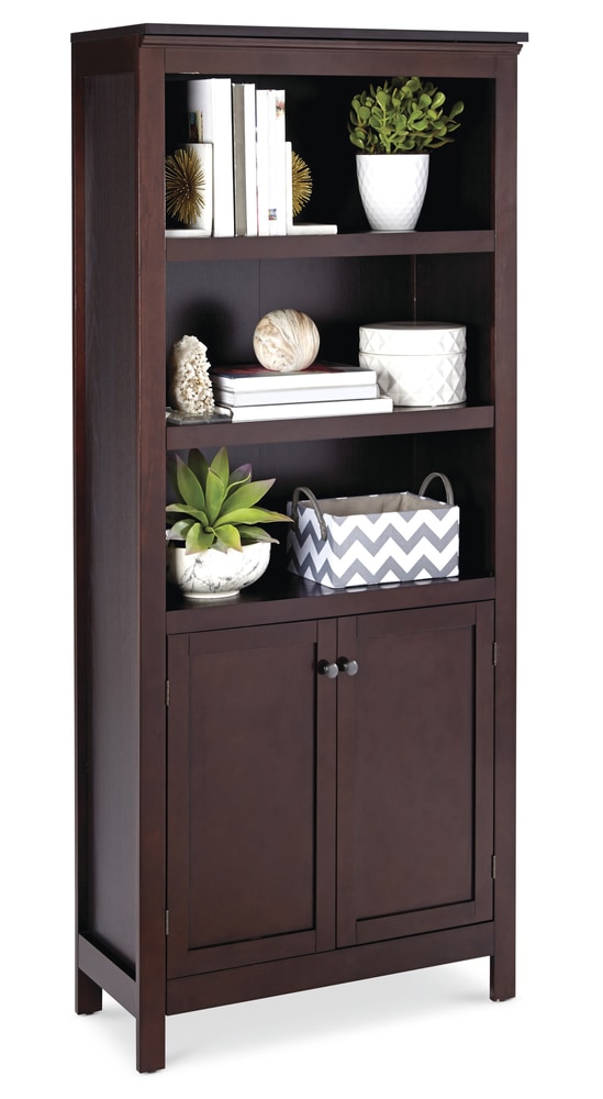 CANVAS Clark 5Shelf Bookcase, Dark Espresso Canadian Tire