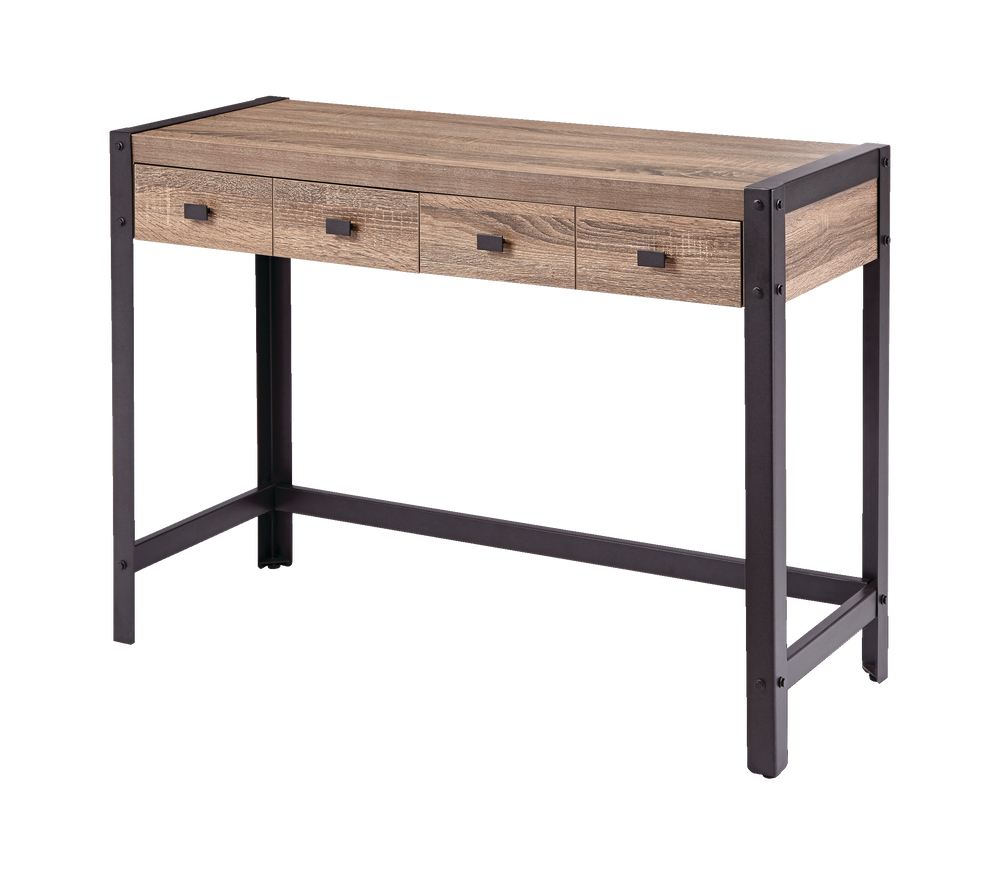 CANVAS Ossington 2Drawer Metal Frame Hallway Accent Console Table/Desk