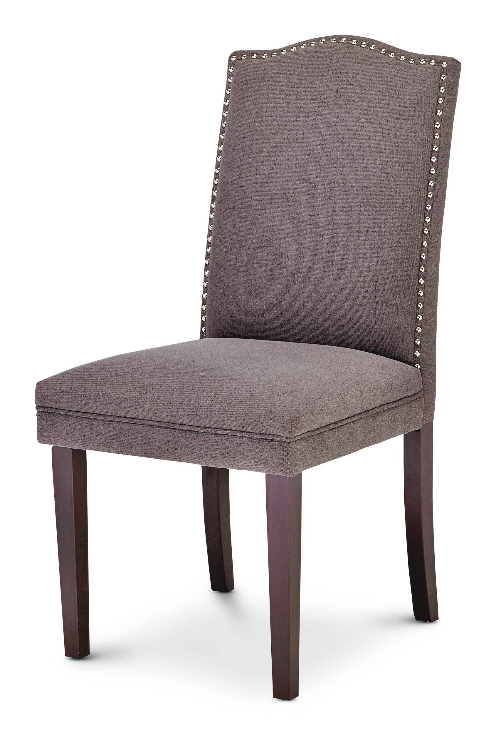 CANVAS Regent Dining Chair, Grey Front_Angled_Left