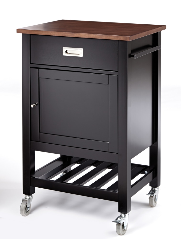 CANVAS Elwood Kitchen Cart, Black Canadian Tire
