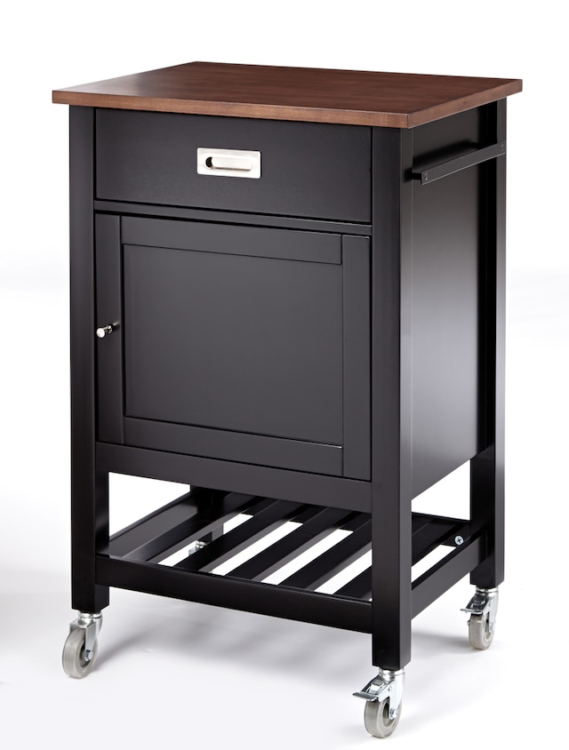 CANVAS Elwood Kitchen Cart, Black Canadian Tire