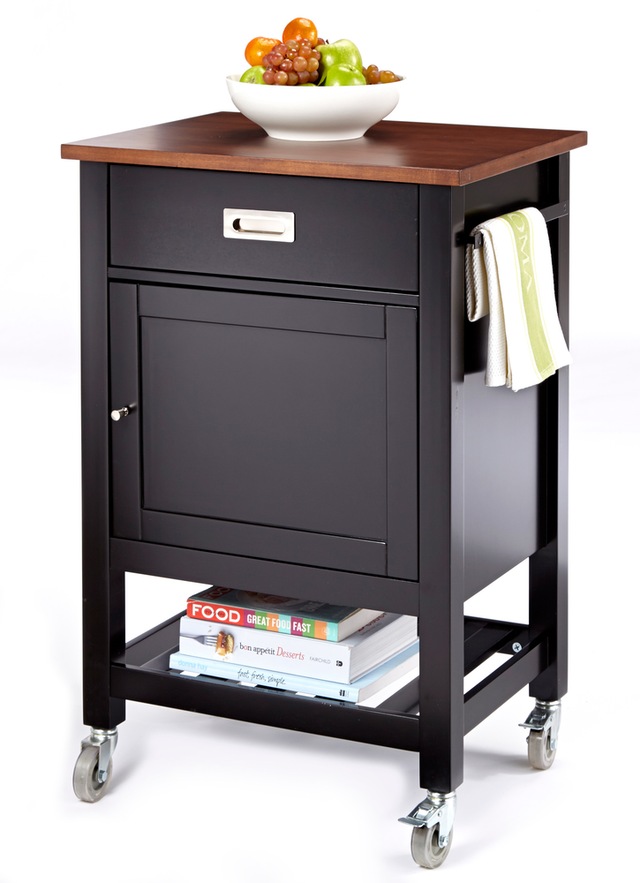 CANVAS Elwood Kitchen Cart, Black Canadian Tire