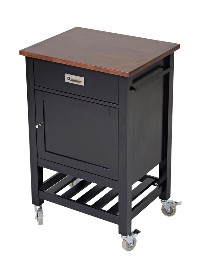 CANVAS Elwood Kitchen Cart, Black Canadian Tire