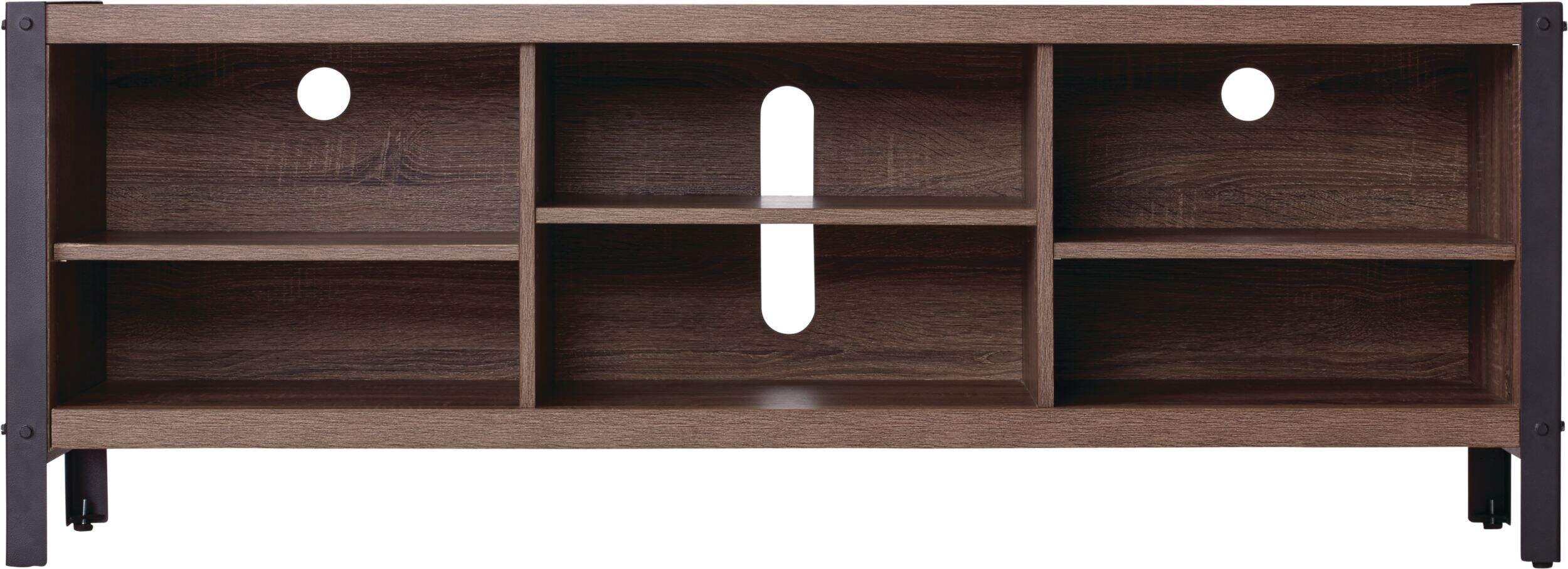 Meuble pour téléviseur et console de rangement multimédia à tablette ouverte CANVAS Ossington